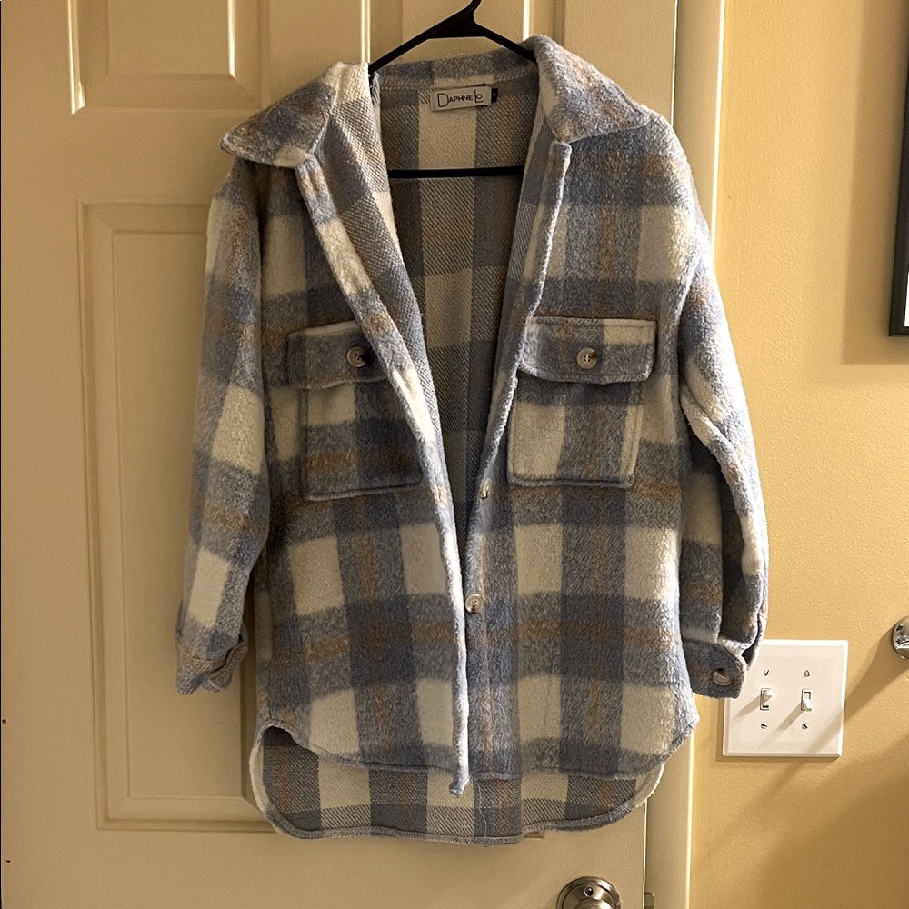 Purple Plaid Shacket